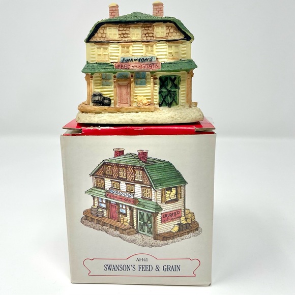 Vintage Liberty Falls The Americana Collection HandPainted Buildings Village 90s - Picture 7 of 11